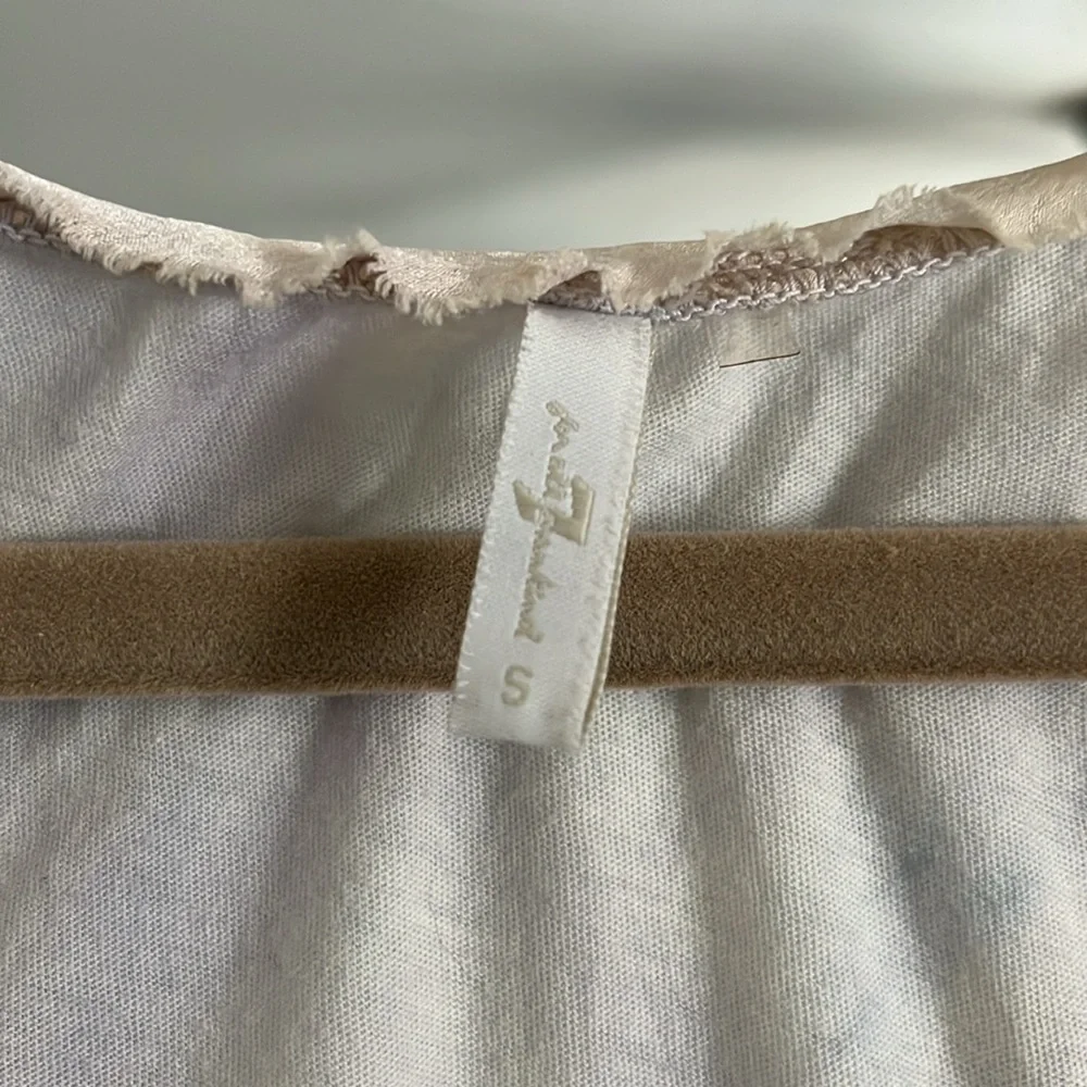 7 For All Mankind silk tank top - Picture 2 of 5